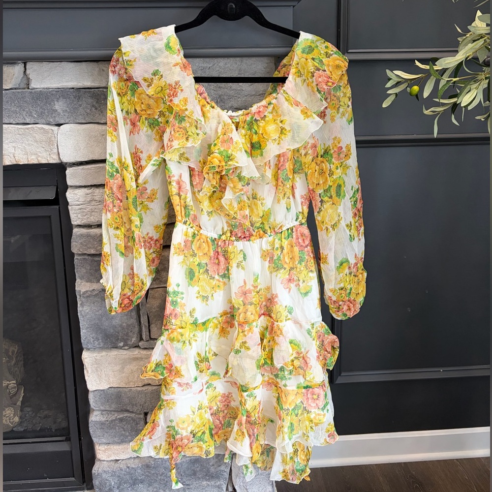Zimmermann Multicolor Floral Dress